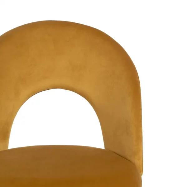 SILLA OCRE TEJIDO-METAL CONTRACT 49 X 60 X 81 CM - Imagen 6