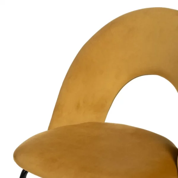 SILLA OCRE TEJIDO-METAL CONTRACT 49 X 60 X 81 CM - Imagen 7