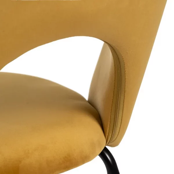 SILLA OCRE TEJIDO-METAL CONTRACT 49 X 60 X 81 CM - Imagen 12