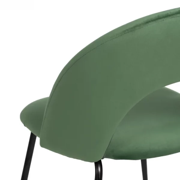 SILLA VERDE TEJIDO-METAL CONTRACT 49 X 60 X 81 CM - Imagen 11
