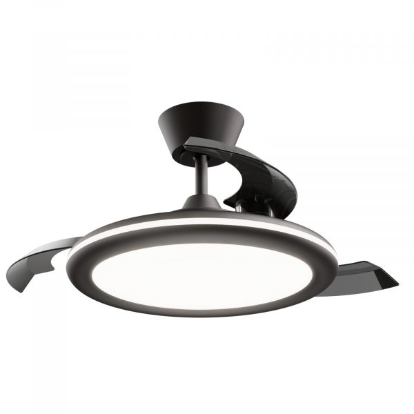SULION BOMBAY ESTILO M PLAFÓN VENTILADOR NEGRO