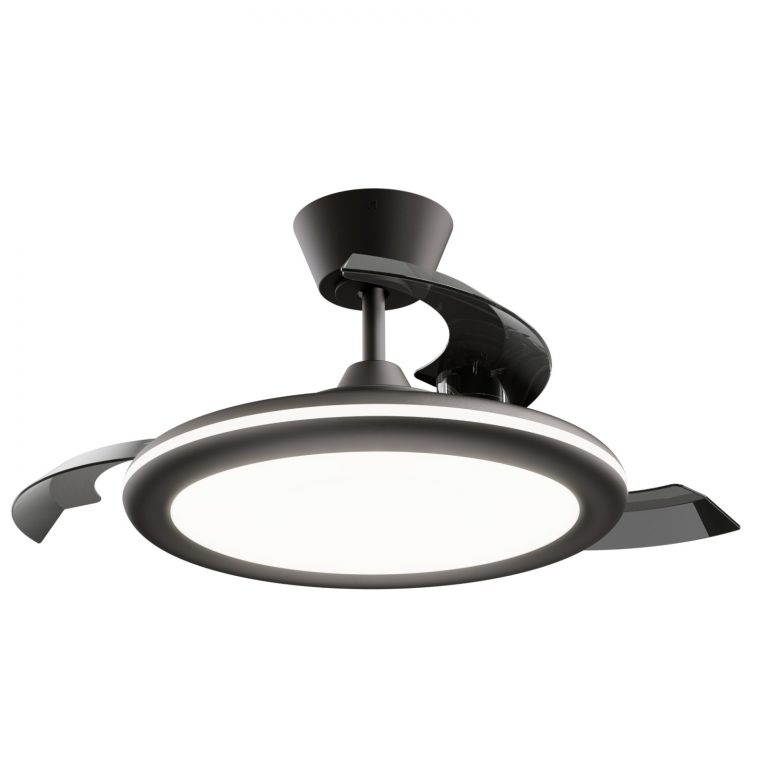 SULION BOMBAY ESTILO M PLAFÓN VENTILADOR NEGRO