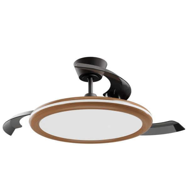 SULION BOMBAY ESTILO M PLAFÓN VENTILADOR NOGAL