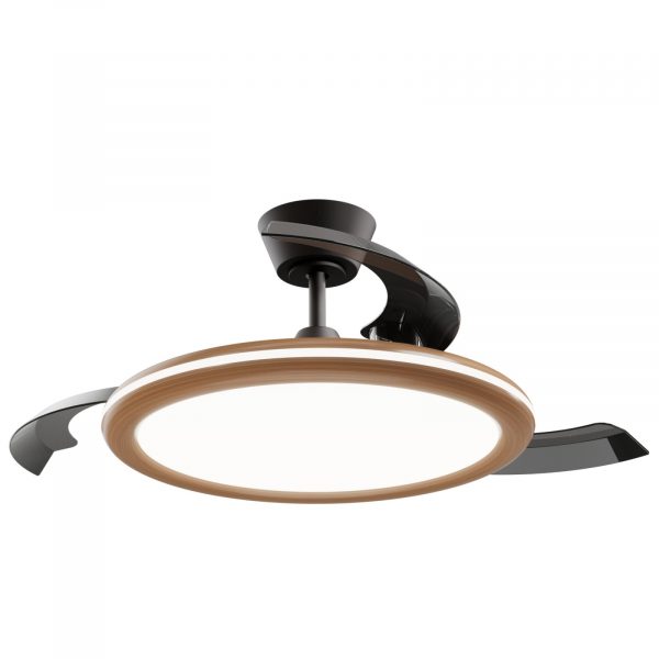 SULION BOMBAY ESTILO M PLAFÓN VENTILADOR NOGAL