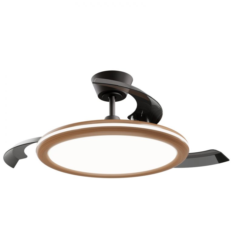 SULION BOMBAY ESTILO M PLAFÓN VENTILADOR NOGAL