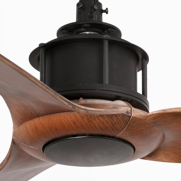 FARO JUST FAN XS DC VENTILADOR DE TECHO NEGRO/MADERA 81CM - Imagen 2