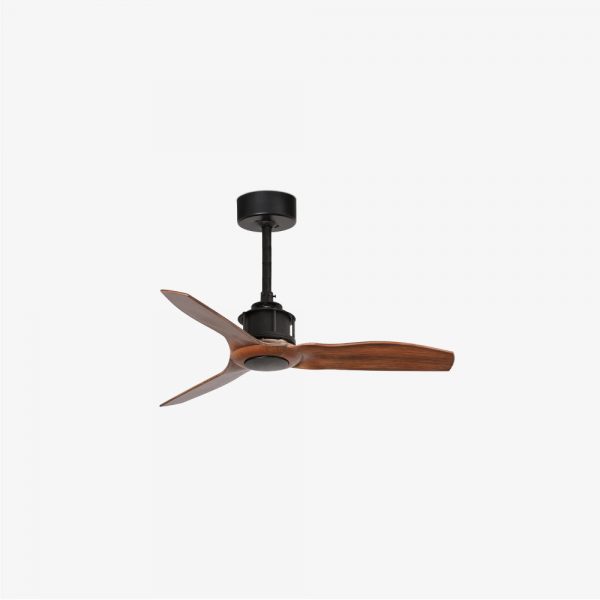 FARO JUST FAN XS DC VENTILADOR DE TECHO NEGRO/MADERA 81CM - Imagen 3