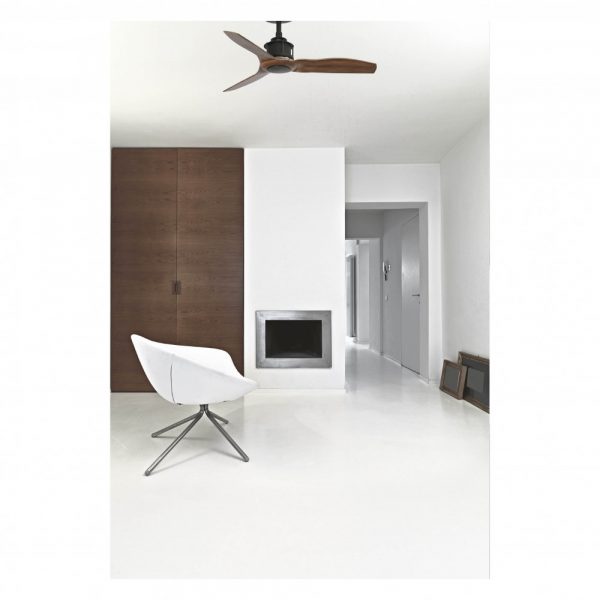 FARO JUST FAN XS DC VENTILADOR DE TECHO NEGRO/MADERA 81CM - Imagen 4