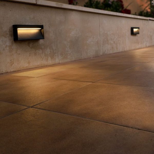 SULION KAMAL LED APLIQUE NEGRO RECTANGULAR - Imagen 2
