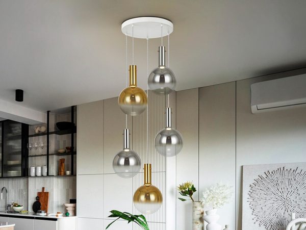 MATICES LAMPARA 5L BLANCO-SMOKE-ORO SCHULLER 553869