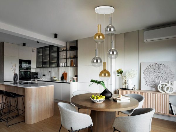 MATICES LAMPARA 5L BLANCO-SMOKE-ORO SCHULLER 553869 - Imagen 2