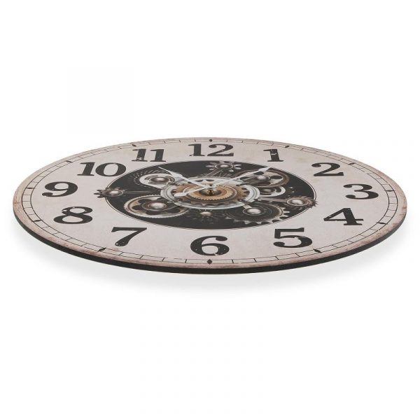 RELOJ DE PARED MADERA 58CM VERSA - Imagen 2