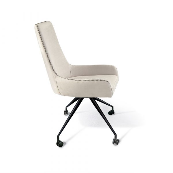 SCHULLER DIANE SILLA CON RUEDAS BLANCA - Imagen 4