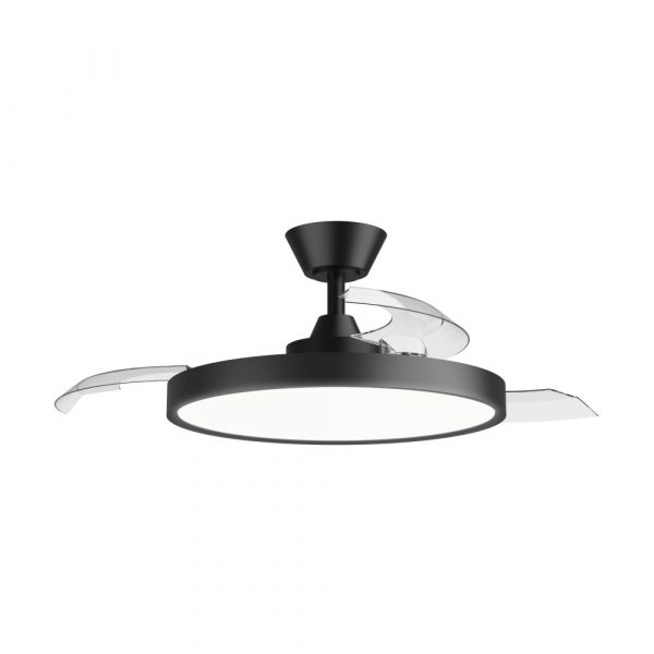 SULION BOMBAY ESTILO M PLAFÓN VENTILADOR NEGRO - Imagen 4