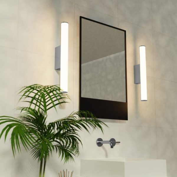 SULION CASPIO APLIQUE BAÑO NÍQUEL 12W - Imagen 3