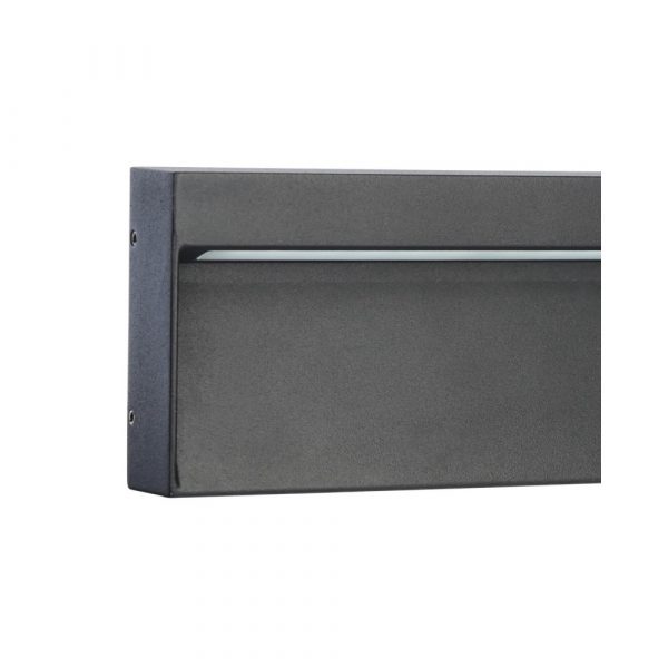 SULION KAMAL LED APLIQUE ANTRACITA RECTANGULAR - Imagen 2