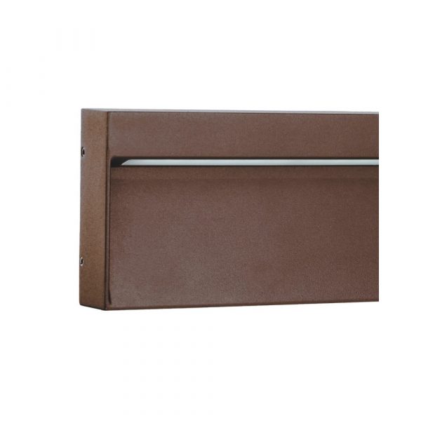 SULION KAMAL LED APLIQUE CORTEN RECTANGULAR - Imagen 2
