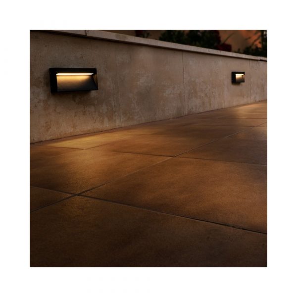 SULION KAMAL LED APLIQUE CORTEN RECTANGULAR - Imagen 3