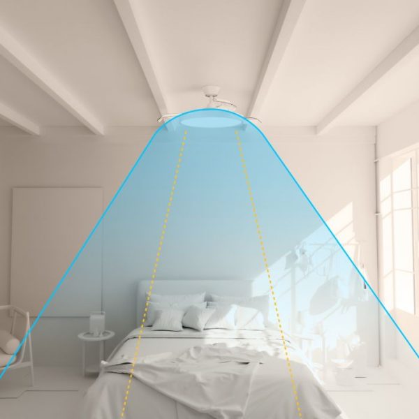 SULION BOMBAY ESTILO S PLAFÓN VENTILADOR BLANCO - Imagen 6