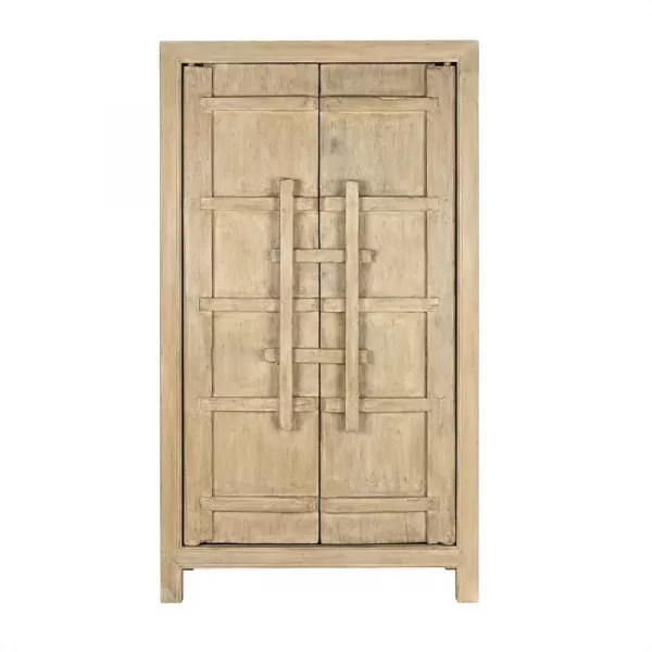 ARMARIO OLMO MACIZO 115X48X210 NATURAL