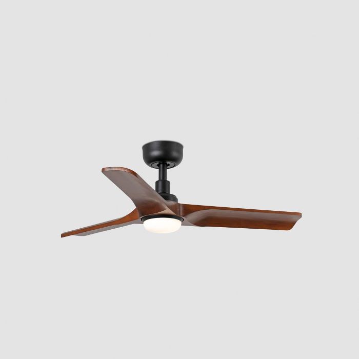 HEYWOOD S Ø90 NEGRO 3P MADERA OSCURA LED 10W CCT 33806-1TW FARO - Imagen 3