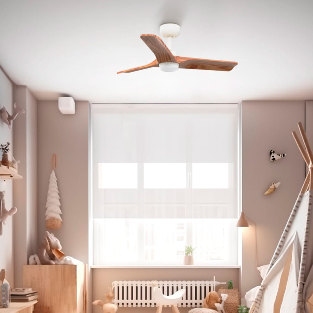 HEYWOOD S Ø90 BLANCO 3P MADERA CLARA LED 10W CCT 33805-1TW FARO - Imagen 4