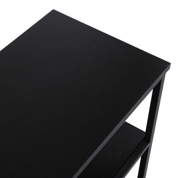 MUEBLE DE TV METAL NEGRO 120x30x52 - Imagen 4
