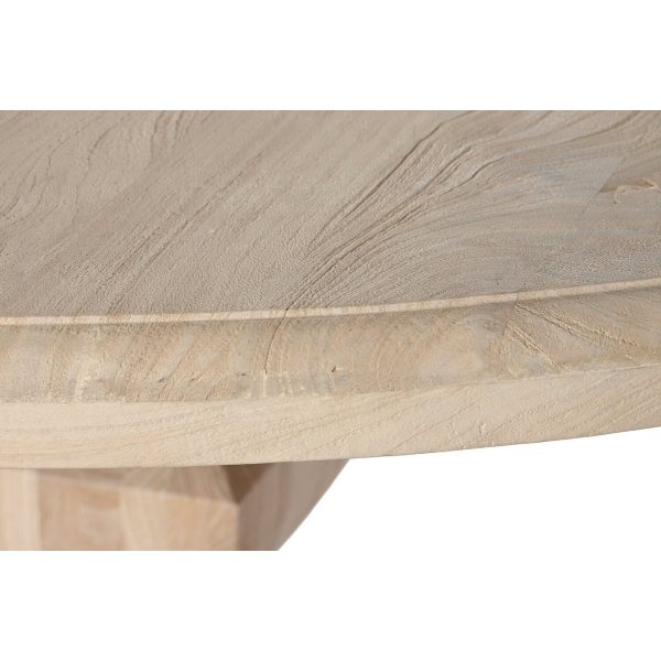 MESA REDONDA COMEDOR MANGO 150X150X76 NATURAL - Imagen 4