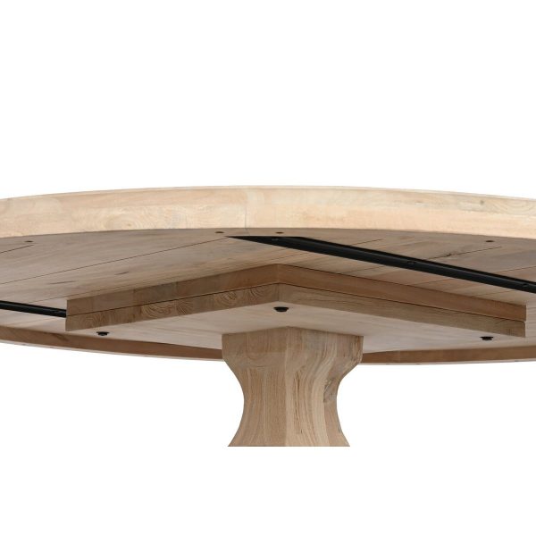 MESA REDONDA COMEDOR MANGO 150X150X76 NATURAL - Imagen 6