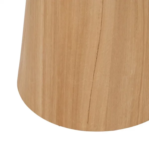 MESA COMEDOR BLANCO-NATURAL 120 X 120 X 75 CM - Imagen 8