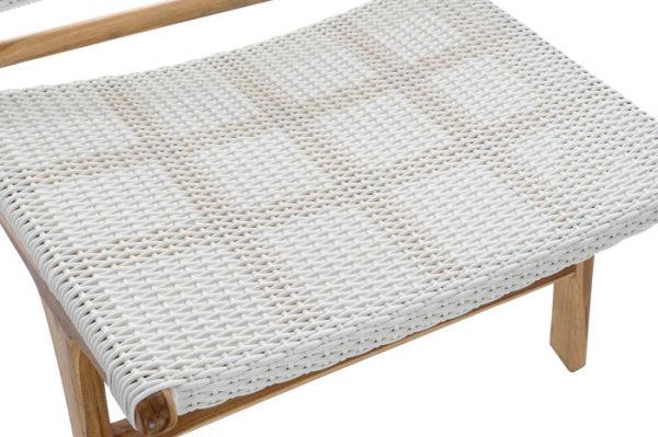 BUTACA TECA PVC 65X80X68 BLANCO - Imagen 2