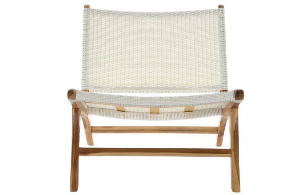 BUTACA TECA PVC 65X80X68 BLANCO - Imagen 5