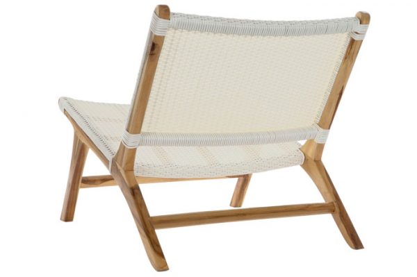 BUTACA TECA PVC 65X80X68 BLANCO - Imagen 6