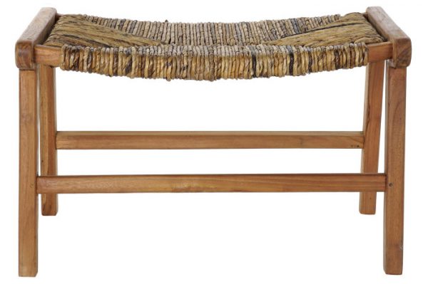 DESCALZADORA TECA FIBRA 65X47X40 NATURAL - Imagen 3