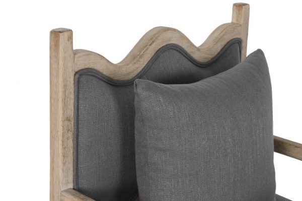 BUTACA ABETO POLIESTER 70X70X88 GRIS OSCURO - Imagen 6