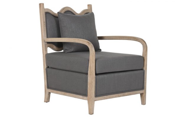 BUTACA ABETO POLIESTER 70X70X88 GRIS OSCURO - Imagen 2