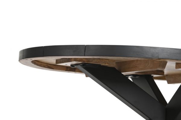 MESA CENTRO METAL MANGO 130X70X45 NATURAL - Imagen 4