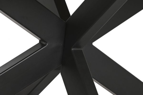 MESA CENTRO METAL MANGO 130X70X45 NATURAL - Imagen 5