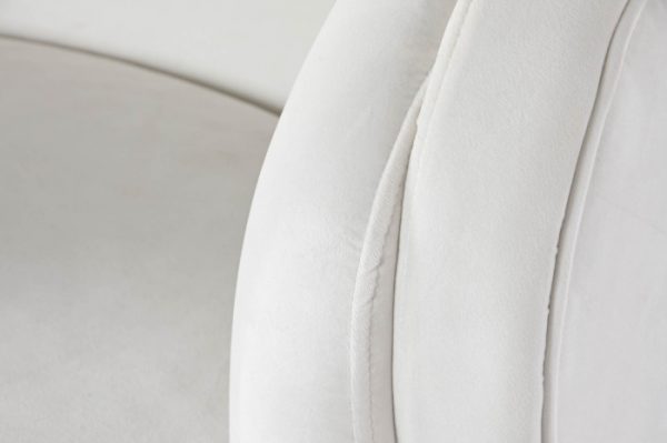 BUTACA POLIESTER MADERA 91X80X78 BLANCO - Imagen 3