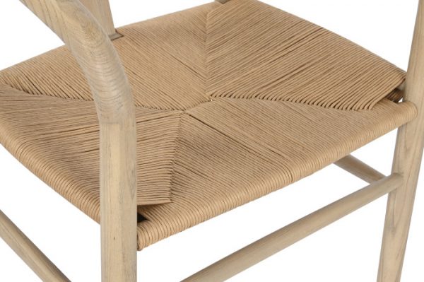 SILLA OLMO FIBRA 57X53X78 NATURAL - Imagen 2