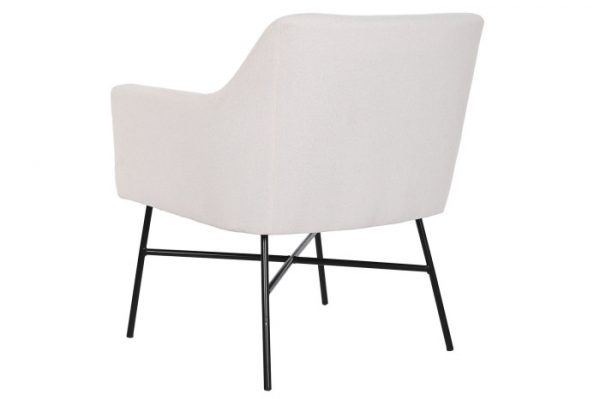 SILLON POLIESTER METAL 66X62X75 GREIGE - Imagen 5