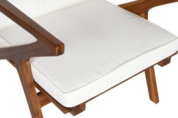 BUTACA TECA POLIESTER 64X76X77 MARRON OSCURO - Imagen 3