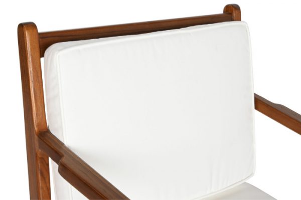 BUTACA TECA POLIESTER 64X76X77 MARRON OSCURO - Imagen 4