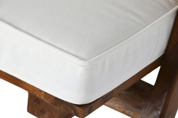 BUTACA TECA POLIESTER 64X76X77 MARRON OSCURO - Imagen 5