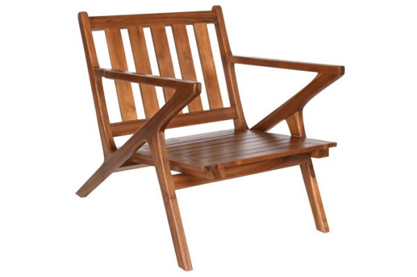 BUTACA TECA POLIESTER 64X76X77 MARRON OSCURO - Imagen 8