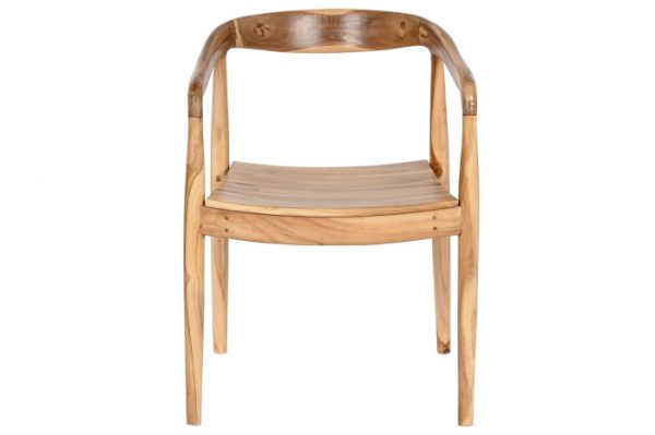 SILLA TECA 56X51X78 MARRON CLARO - Imagen 4