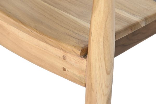 SILLA TECA 56X51X78 MARRON CLARO - Imagen 5
