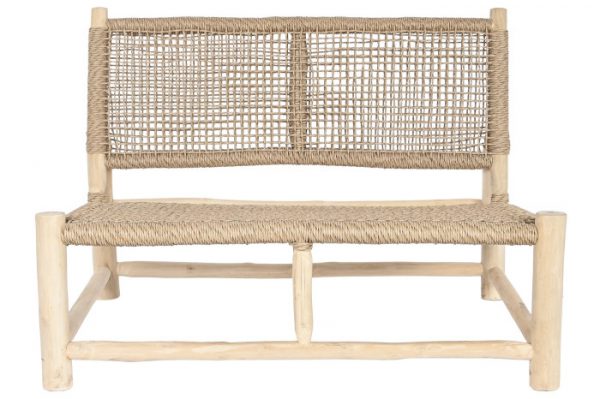 SILLON TECA FIBRA 120X81X84 NATURAL - Imagen 2