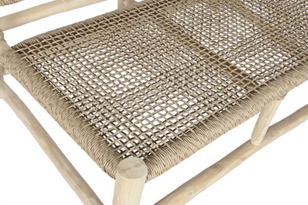 SILLON TECA FIBRA 120X81X84 NATURAL - Imagen 4