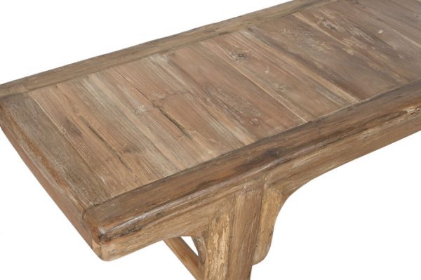DESCALZADORA TECA RECICLADA 183X41X48 NATURAL - Imagen 2